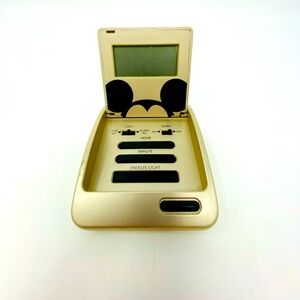 Disney Mickey Mouse Flip Up Travel LCD Alarm Clock